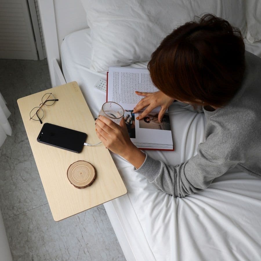 아토소 베드 테이블 30-15cm & 자작나무 확장 트레이 - 최저가 14,900원