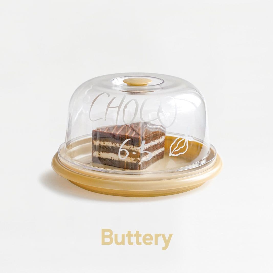 mellbrown 버터리 홀 케이크돔 케이크 냉장보관 용기