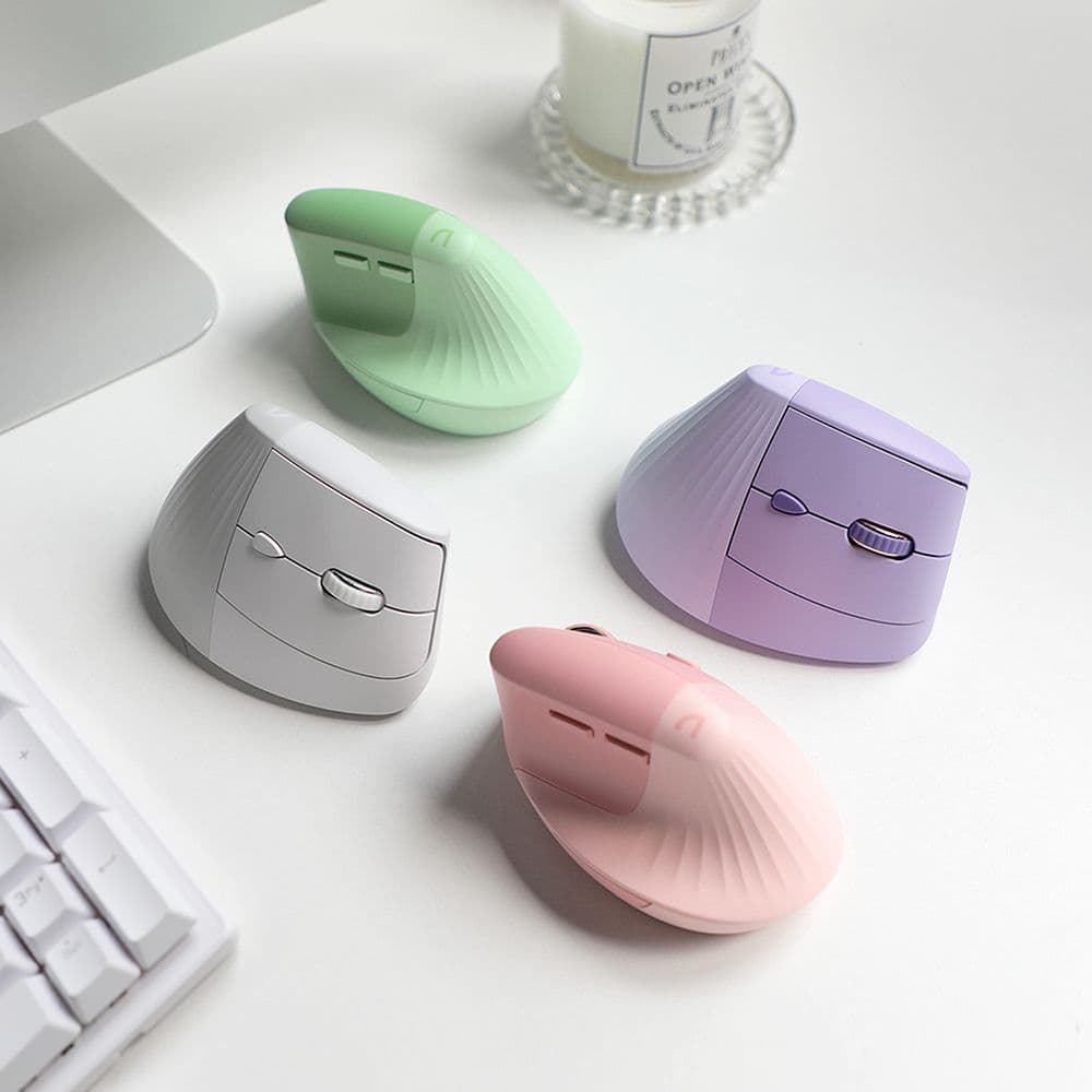 앱코 WEM60 무선 블루투스 인체공학 버티컬 저소음 마우스