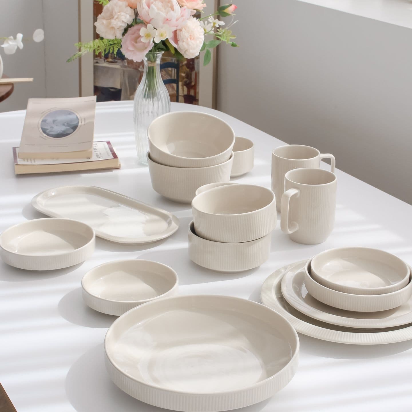 한국도자기 이오니아 4인 국산 그릇 식기세트 신혼그릇 (3컬러) - 최저가 229,000원 (30% 할인)