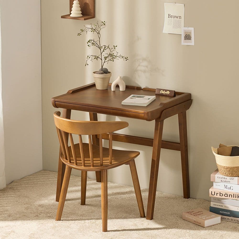 오크빌 웨이브 원목 책상 800 - 최저가 135,000원