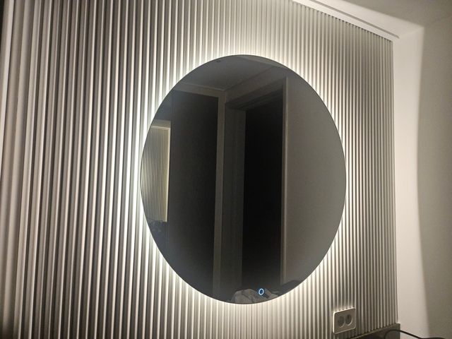 미러메이드 LED 원형 거울 - 터치버튼형 (3색 디밍) - 최저가 68,000원