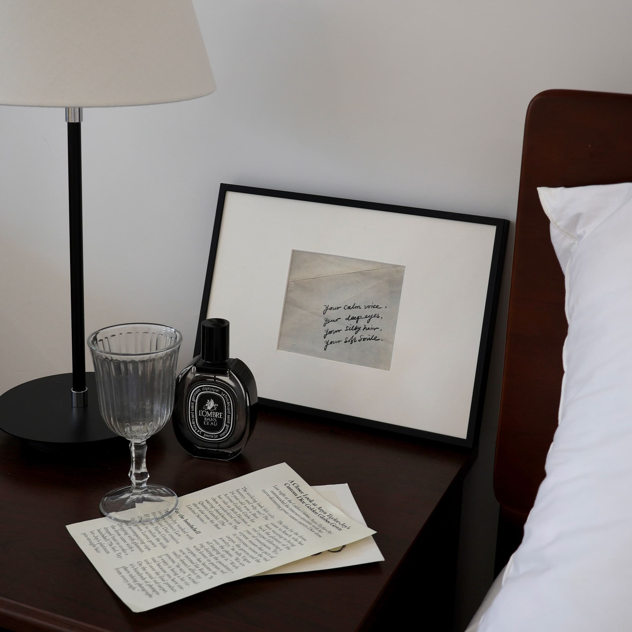 studio.som 핸드라이팅 엽서 액자세트 4종 10x12 엽서호환