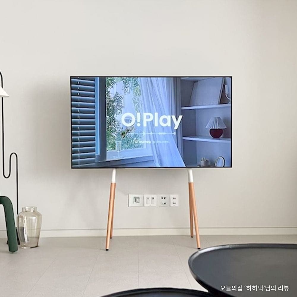 보아르 TV 스탠드 티비 다이 거실장 이젤형 LG 삼성 49-70인치 호환 - 최저가 105,000원