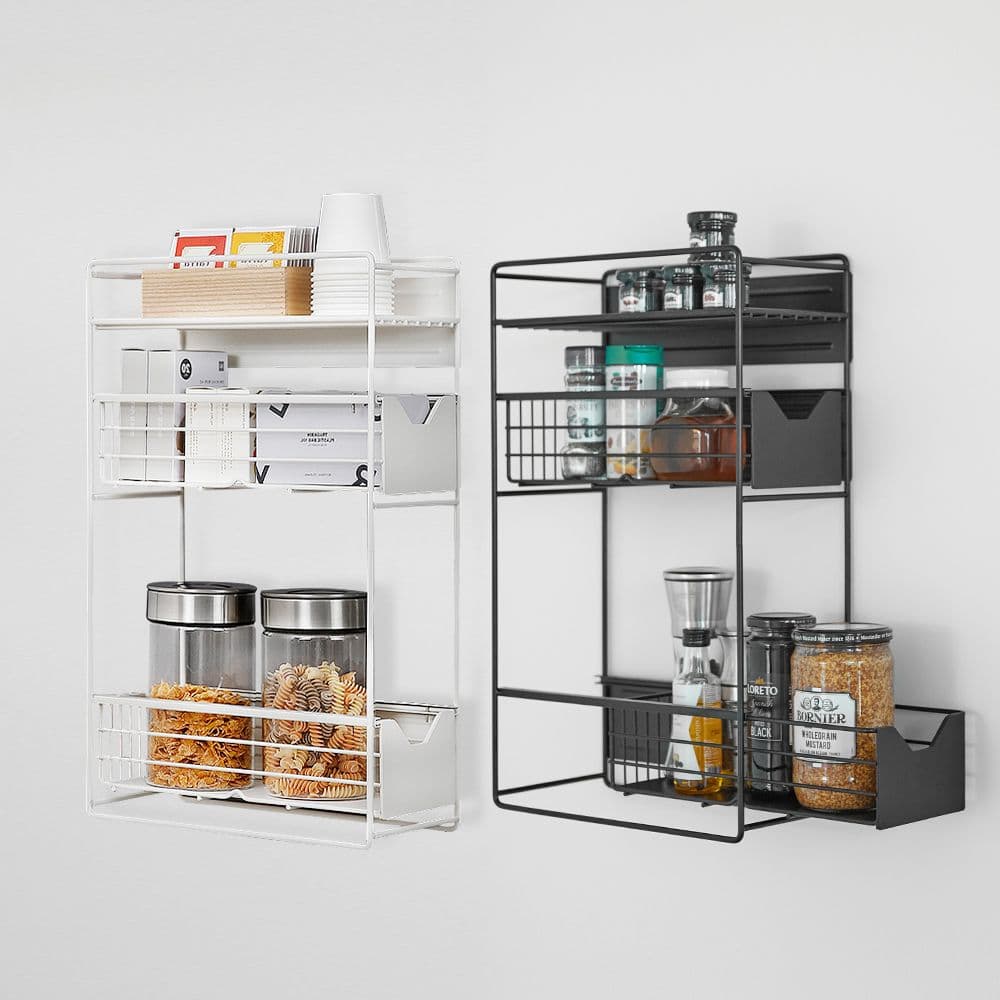 홈앤하우스 슬림 냉장고 자석선반 3단/kit0526_op