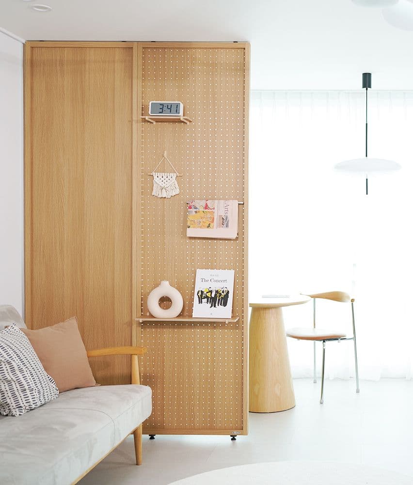 우드톡 쿠폰가 42,660원 / 타공 무타공 가벽 파티션 공간분리 셀프 인테리어 가림막 칸막이 - 최저가 47,400원