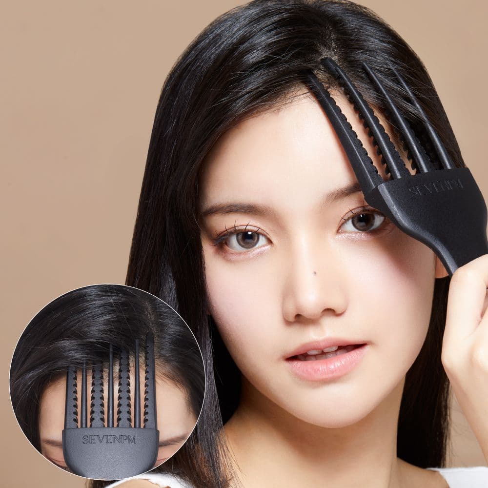 세븐피엠 리얼콤 뿌리 볼륨 정수리 앞머리 브러쉬 빗