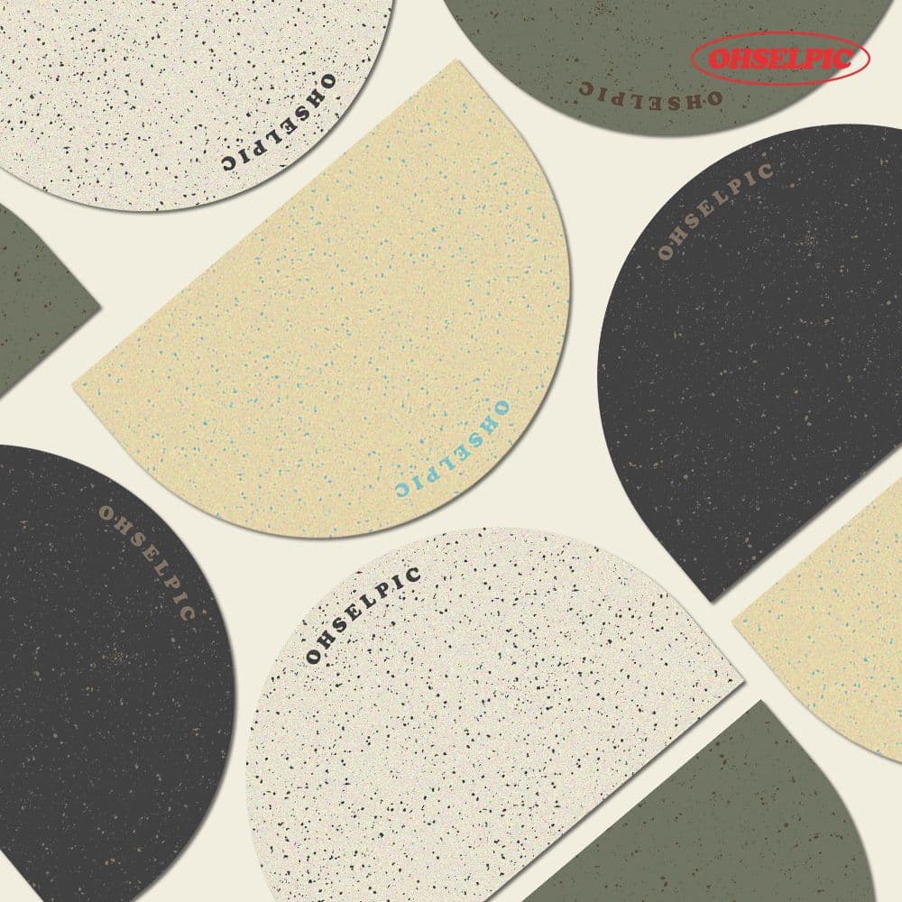 오셀픽 오셀픽 오브제 반원형 빨아쓰는 규조토 발매트