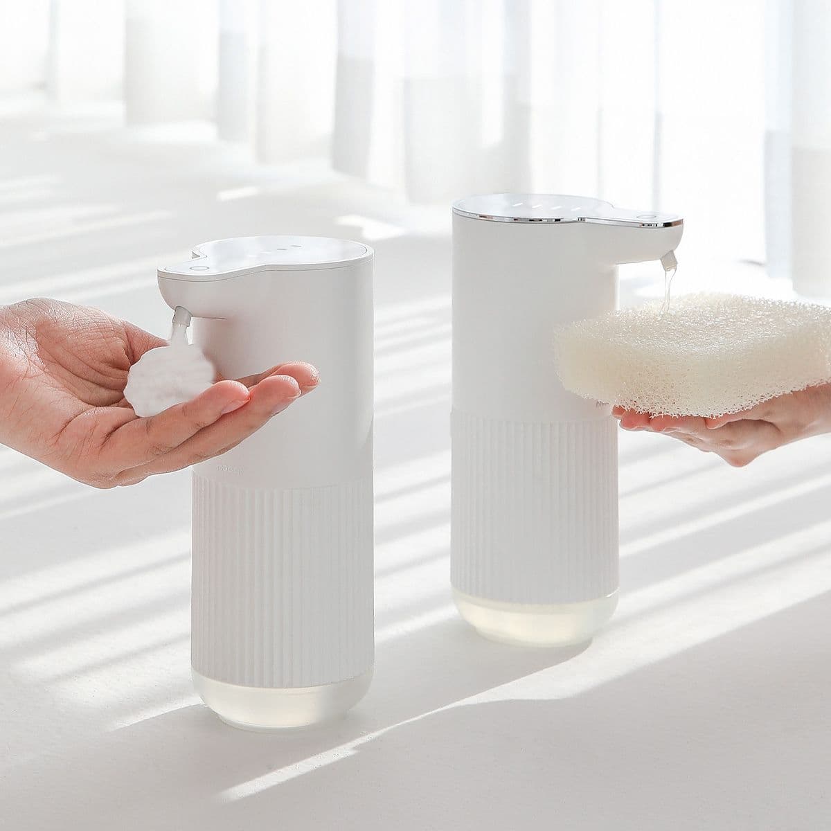 무아스 퓨어 라인 자동 디스펜서 (소프트버블/젤) 손세정기