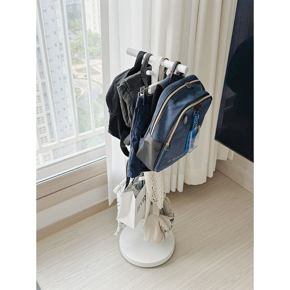 코코하우스 크리미 행거 다용도 스탠드 철제 미니행거 키즈행거 아기행거 책가방걸이