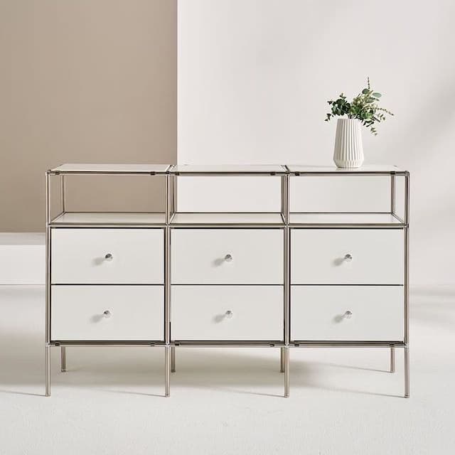 이안가구 완제품 아르스 모네 1200 미드센츄리 거실장 모듈 수납 서랍장 SMCS038 4color - 최저가 387,000원