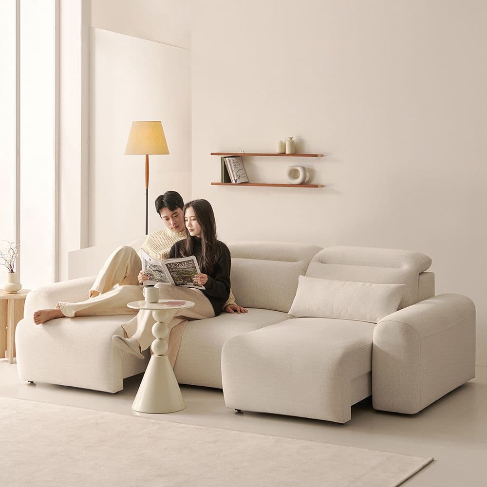 폴인퍼니 디아 패브릭 리클라이너 모션 슬라이드 4인용 소파