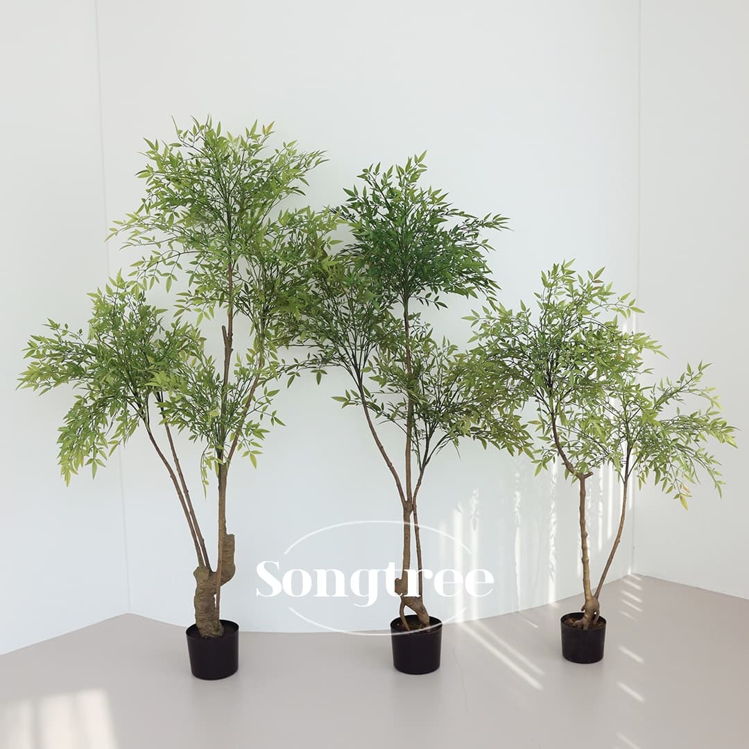 송트리 프리미엄 퀄리티 조화 남천 나무 3sizes - 최저가 65,000원