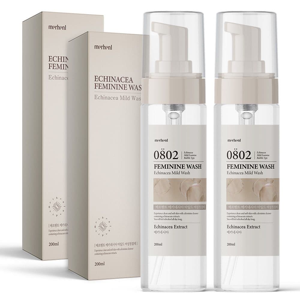 메르헨트 1+1 에키네시아 저자극 약산성 여성청결제 200ml 여성세정제