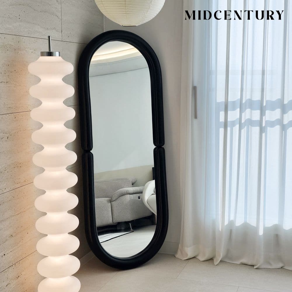 미드센추리모던 오랑씨 미드센추리 비정형 인테리어 전신거울 2color