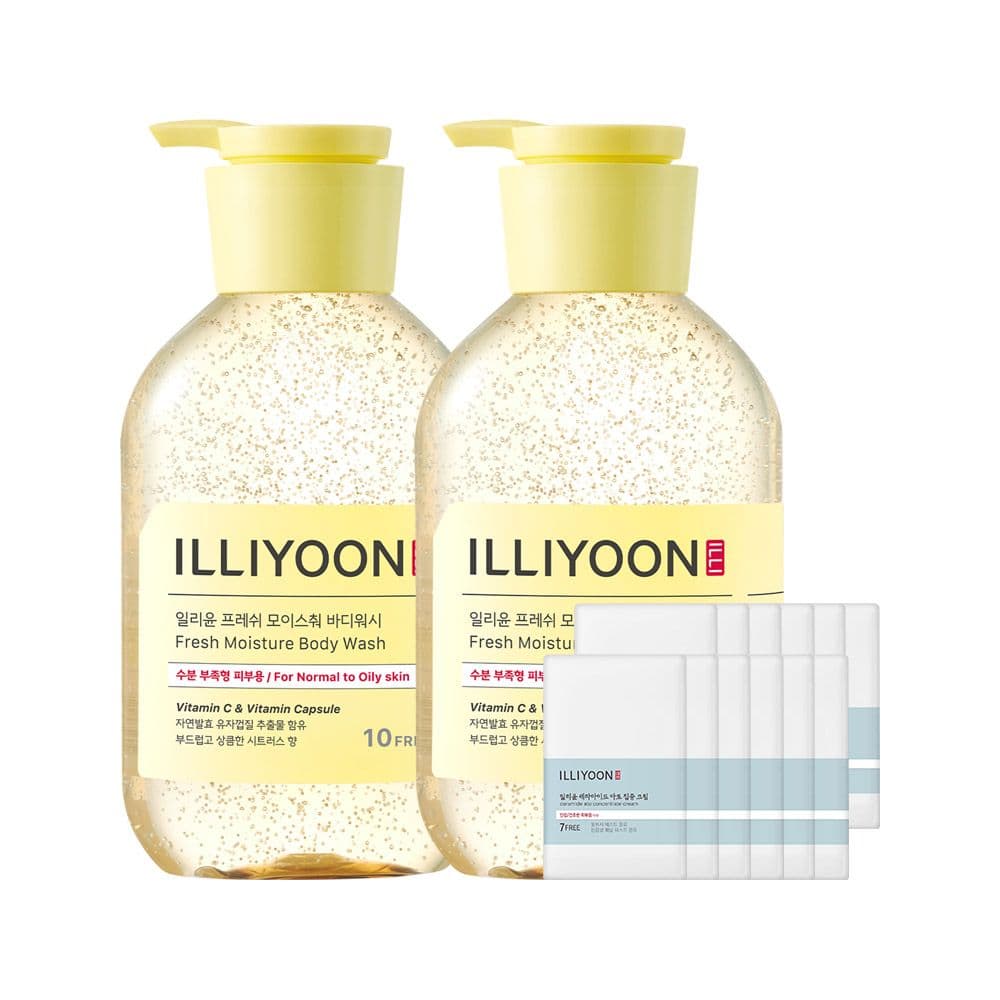 아모레퍼시픽 일리윤 프레쉬 모이스춰 바디워시 500ml 2개 + 증정