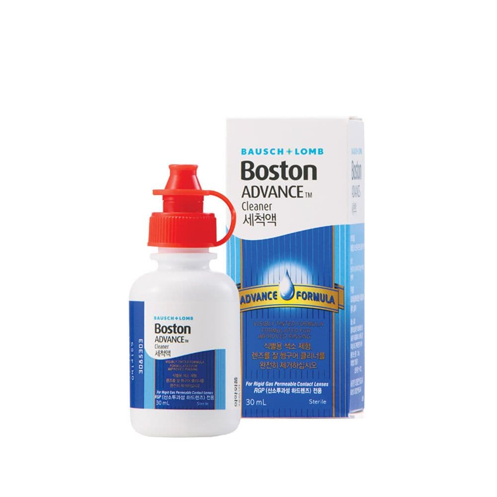 바슈롬 보스톤 어드밴스 클리너액 30ml 1개 (하드렌즈 드림렌즈 렌즈세척액 렌즈세정액)