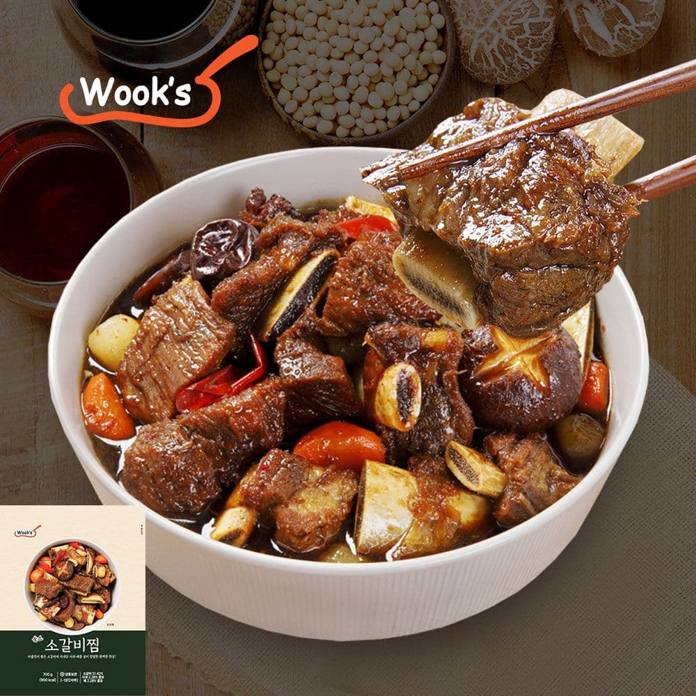 욱스 황금 양념 배합 고급 소갈비찜 700g