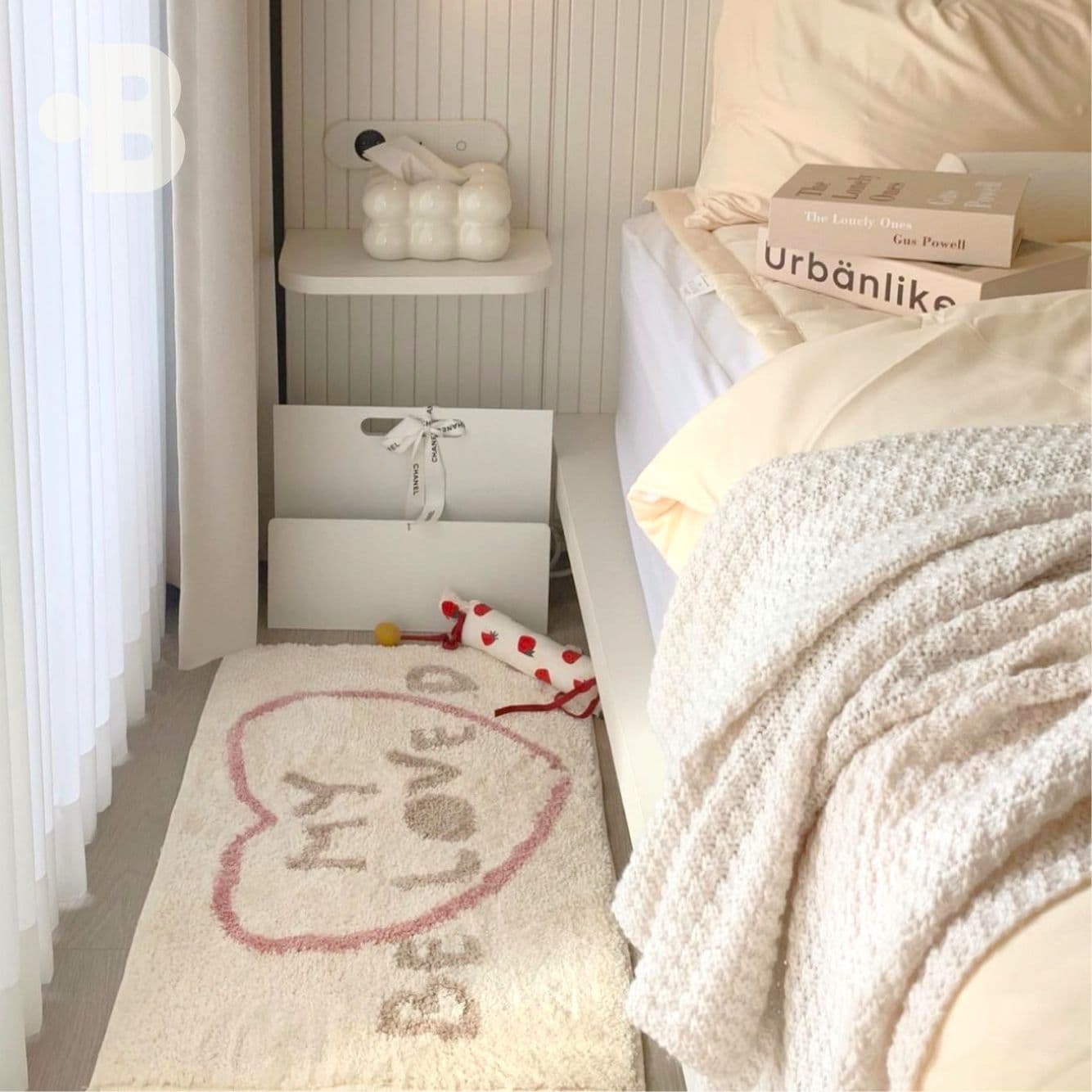 본디자인랩 [본디자인랩] 레터링 러그 - 최저가 17,425원