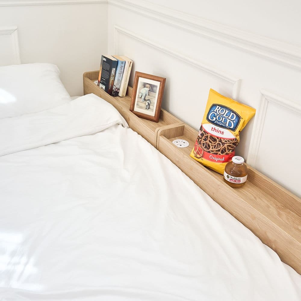 카미코코 침대 틈새장 수납 선반 침대헤드 사이드테이블 2colors 4size