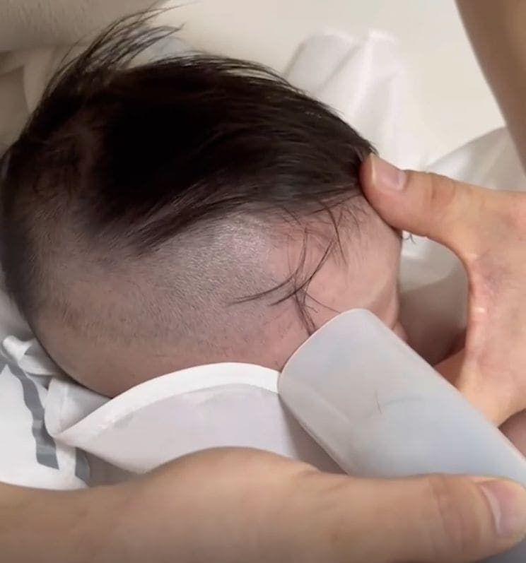 나와아기 흡입식 방수 이발기 아기 바리깡