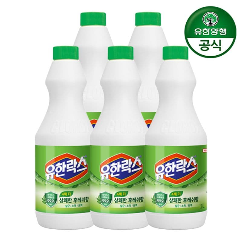 유한양행 유한락스 후레쉬 1L 5개