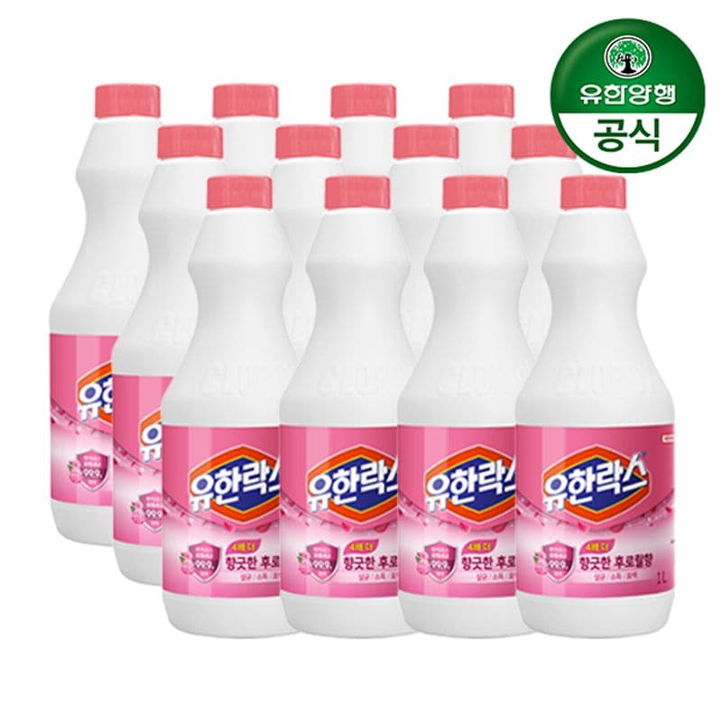 유한양행 유한락스 후로랄 1L 12개
