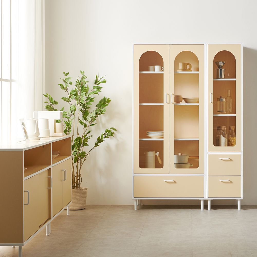 당케하임 버터 유리 장식장 400