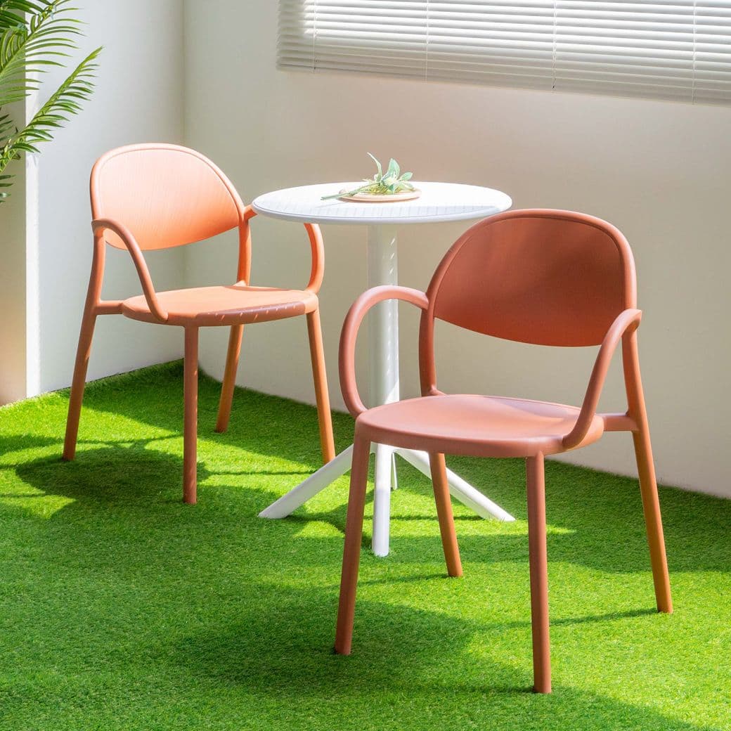 체어팩토리 무디암 프롭 2인/3인 세트 플라스틱 마당 테라스 야외테이블세트 - 최저가 122,295원