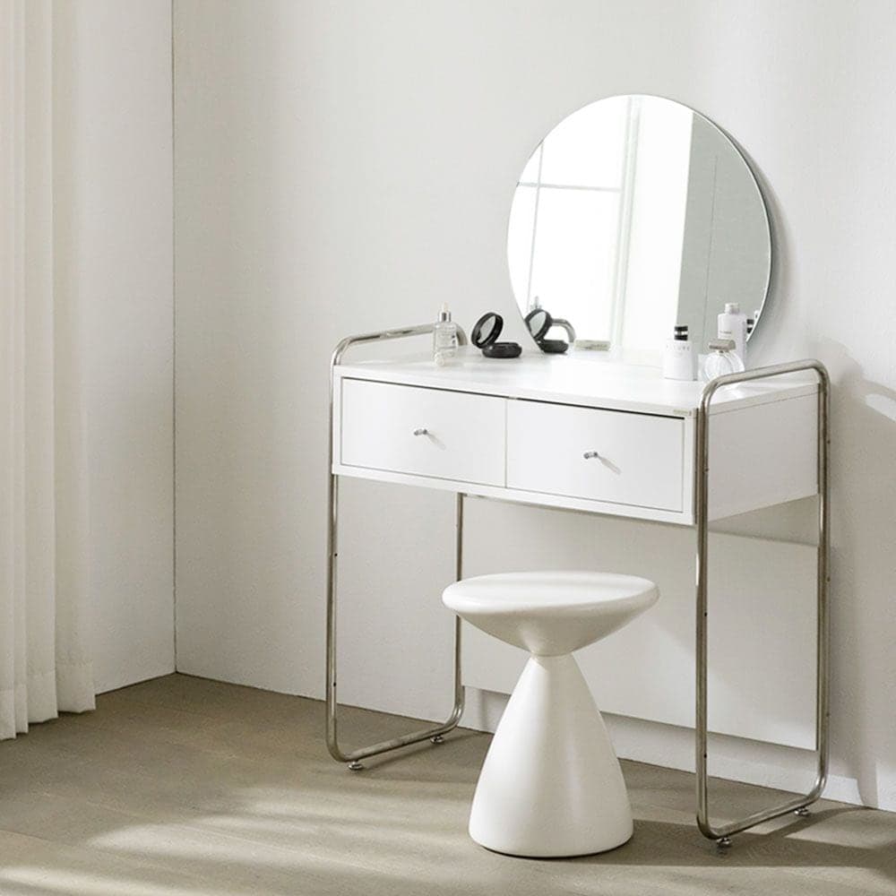 스칸디무드 클레르 라운드 미드센츄리 콘솔 수납 화장대 800 - 최저가 92,070원