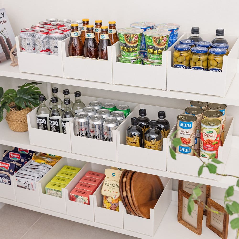 비다하우스 네임택 정리함 팬트리 수납정리함 7size /3개세트