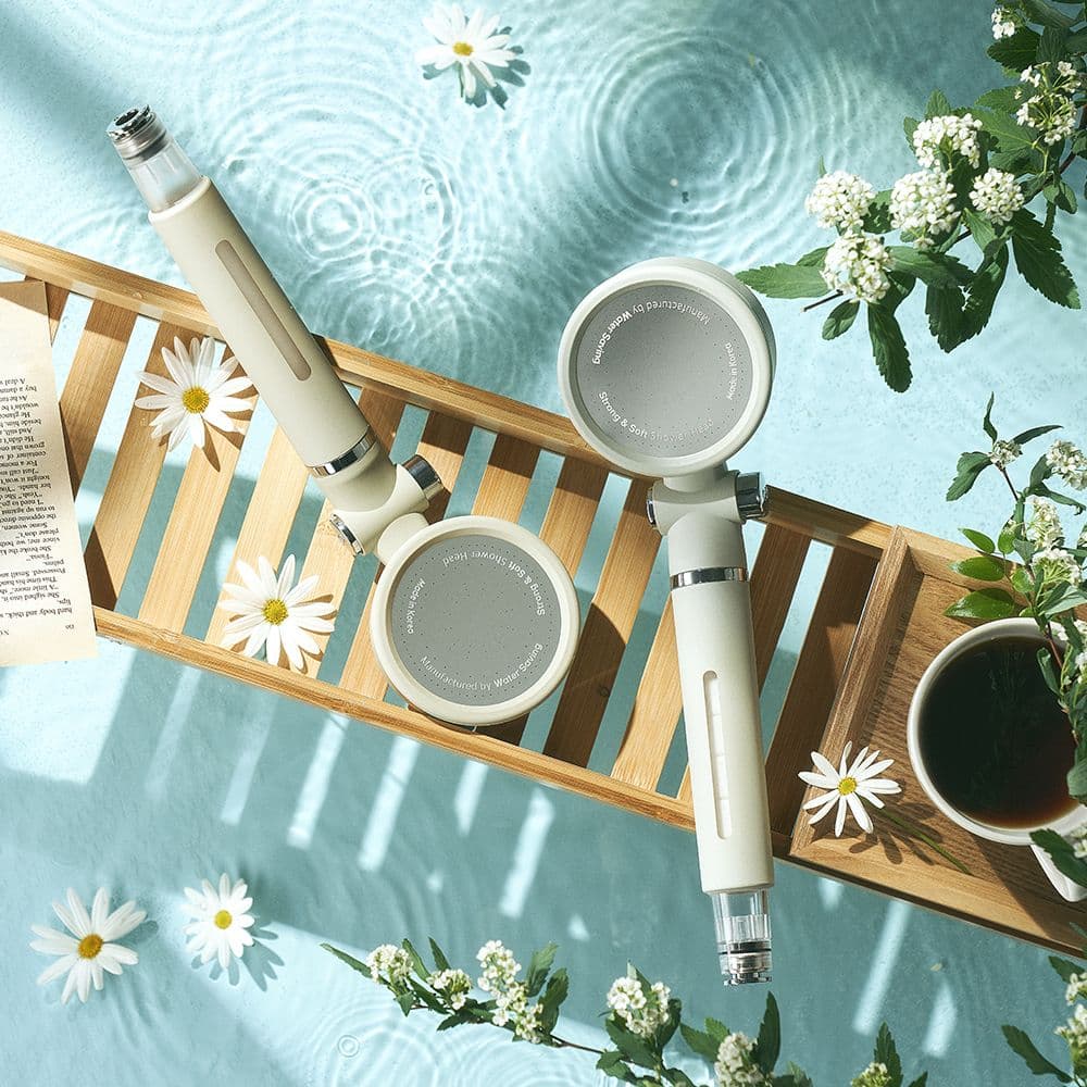 닥터워터 국내생산 간편설치 원터치 온오프 필터샤워기+(1.5m/2m)PVC호스