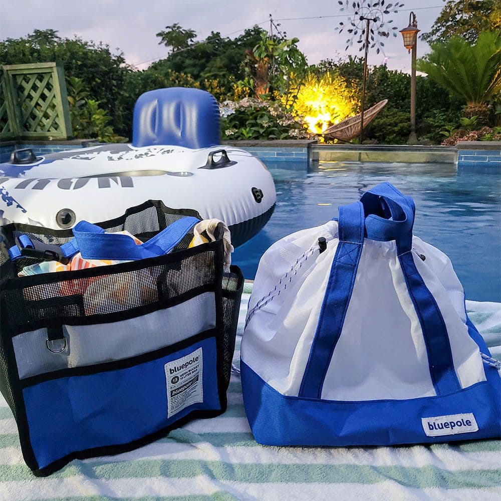 블루폴 2in1 물놀이 수영가방 바캉스 메쉬 비치백 캠핑 피크닉 멀티백 - 최저가 22,900원
