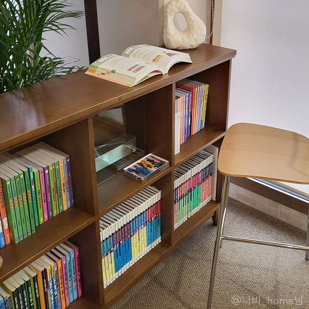 오크빌 오테카 원목책장 낮은1200