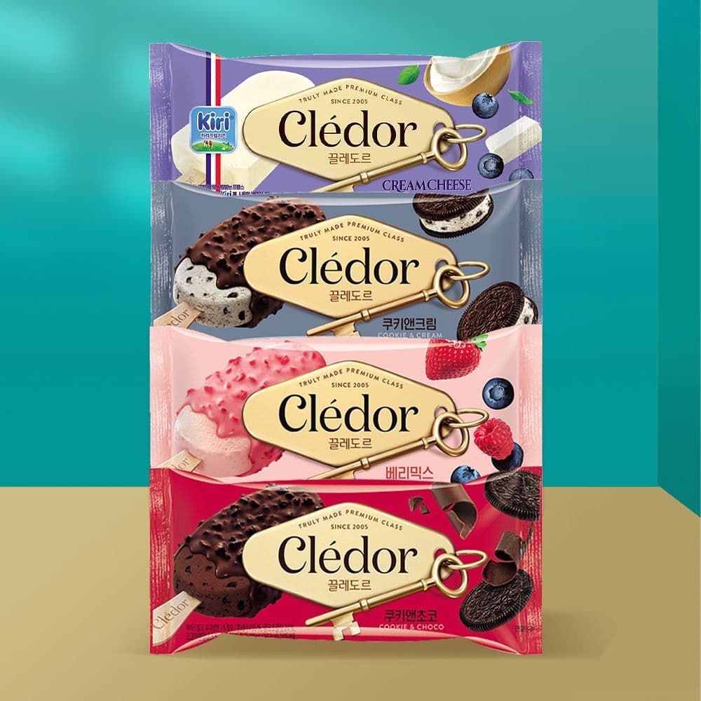 빙그레 끌레도르 바 12+12개 골라담기 (베리믹스,쿠키앤크림,쿠키앤초코) - 최저가 31,900원