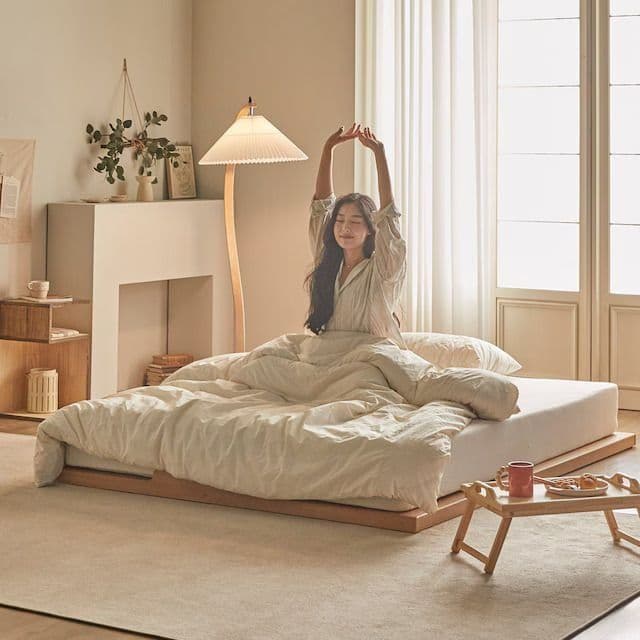 크라운퍼니쳐 로우 저상형 침대 (매트제외) SS/Q - 최저가 99,000원