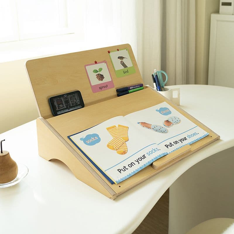 플레이블 2단 프리미엄 바른 독서대 필기대 북스탠드 BOOK UP