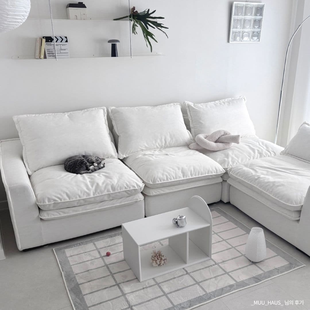 홈앤힐 포그 구스 이지클린 모듈 소파 GALAXY 4인 - 최저가 499,000원