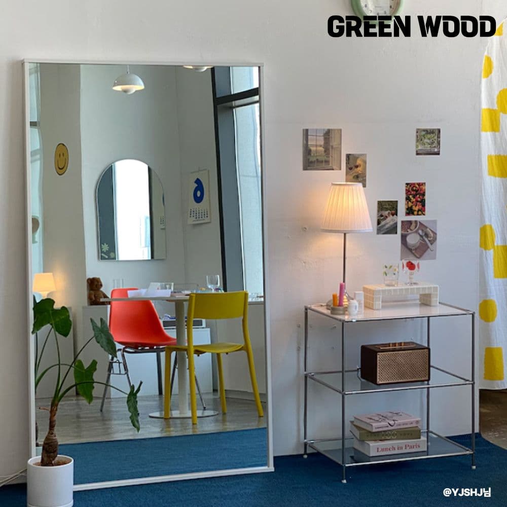 그린우드 대형 와이드 예쁜 전신거울 스탠드 700/1000 - 최저가 47,310원