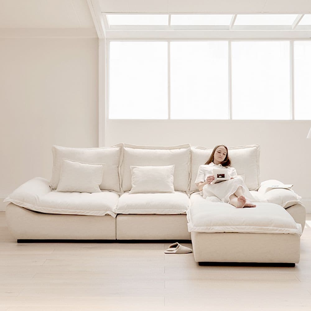 먼데이하우스 몬스터 와이드 4인 구스 스윙소파