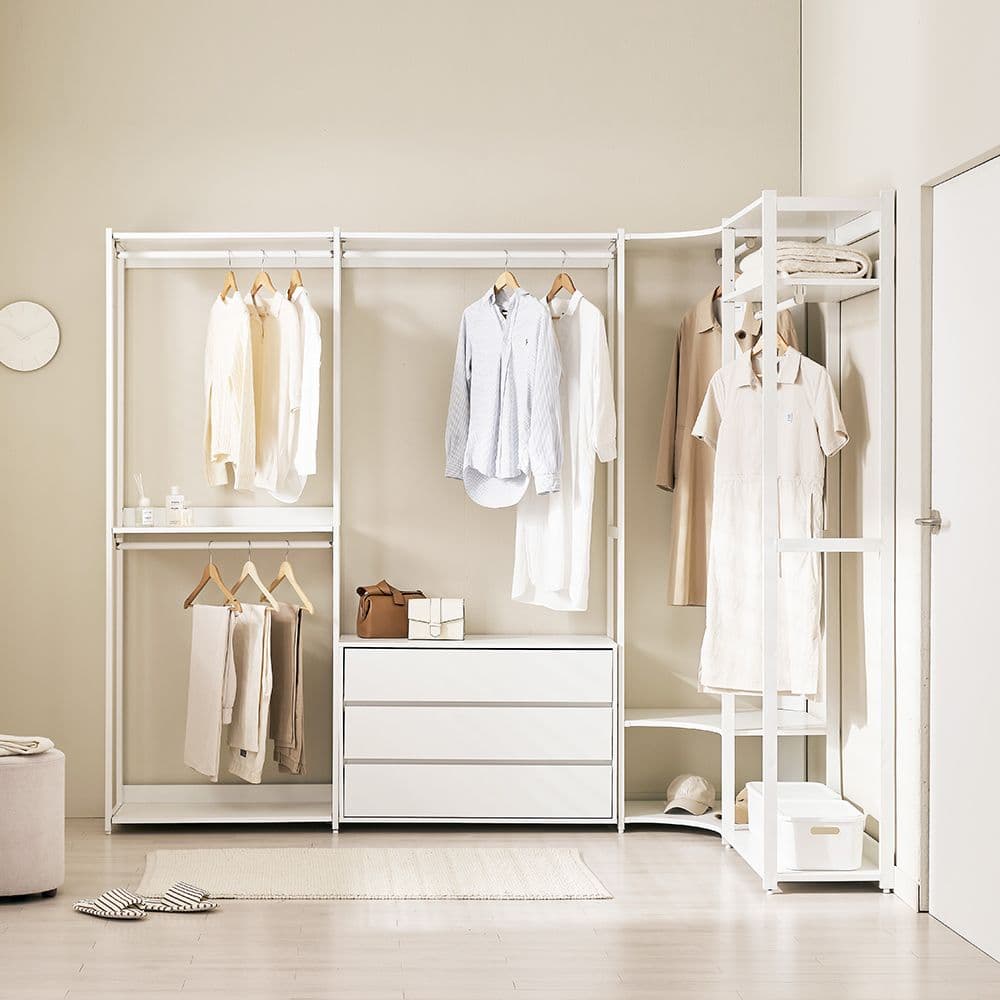 레이디가구 레이디가구 에어랙 철제 드레스룸 시스템옷장