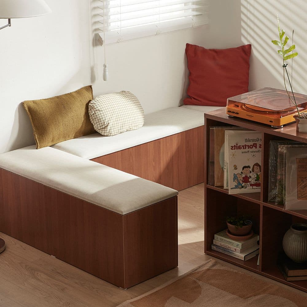 트루베퍼니처 감각 800 낮은 쿠션 벤치 수납장 거실 콘솔 장식장 벤치 수납장 - 최저가 89,205원