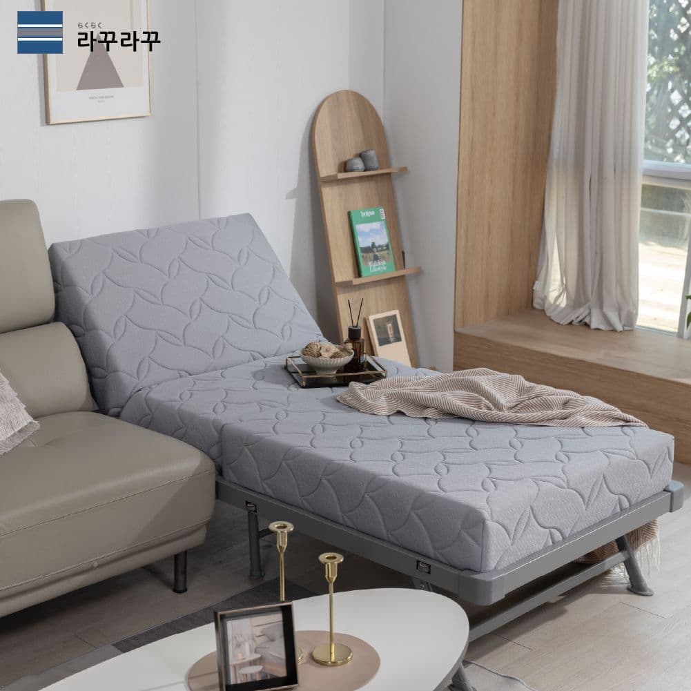 라꾸라꾸 접이식침대 유로탑 포켓스프링 18cm 매트리스 간이침대