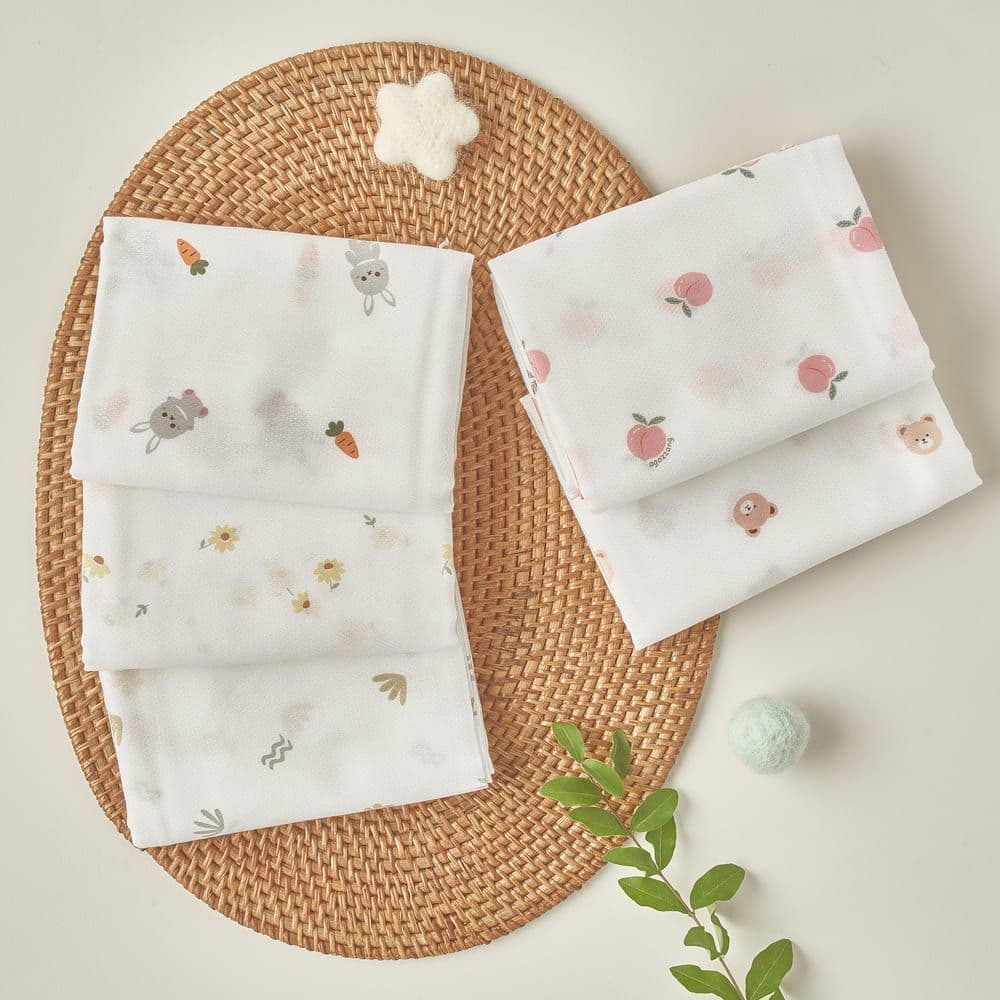 아가짱 밤부 아기 천기저귀 에어 5매