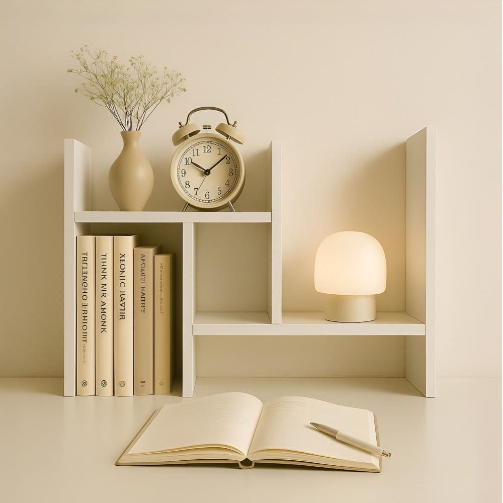 베리본 길이조절 책꽂이 책상 선반 미니 책장