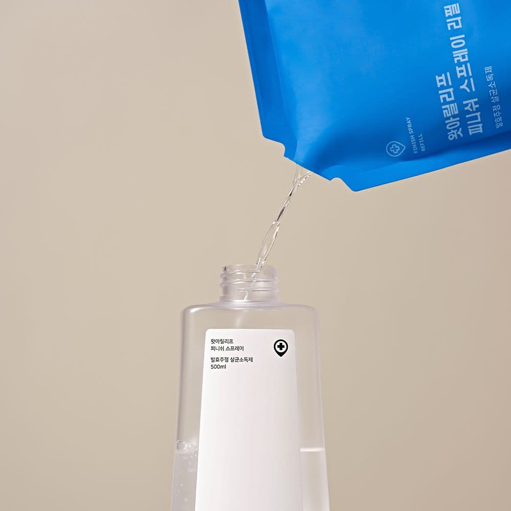 왓아릴리프 푸드그레이드 살균소독제 피니쉬스프레이 리필 450ml