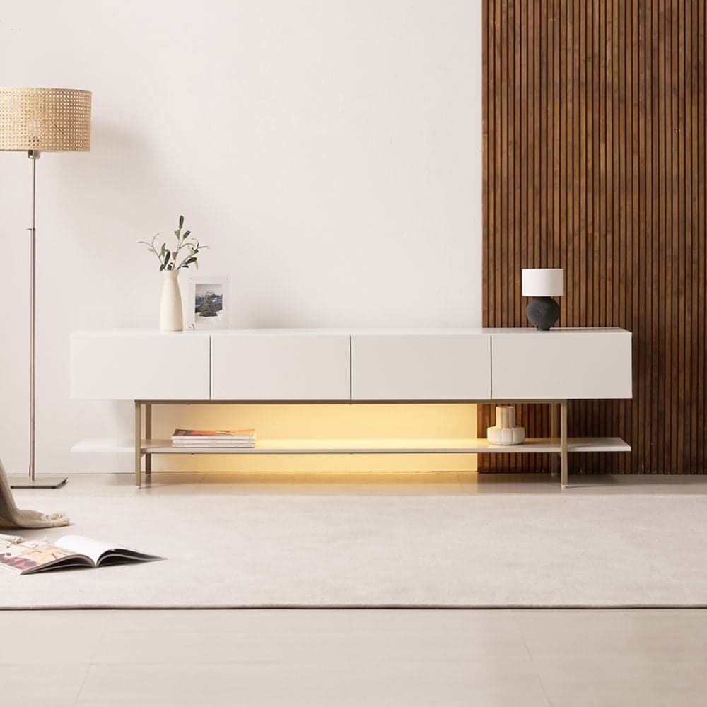 원마인드 루나 거실장 티비다이 모던 높은 TV 1600 2colors