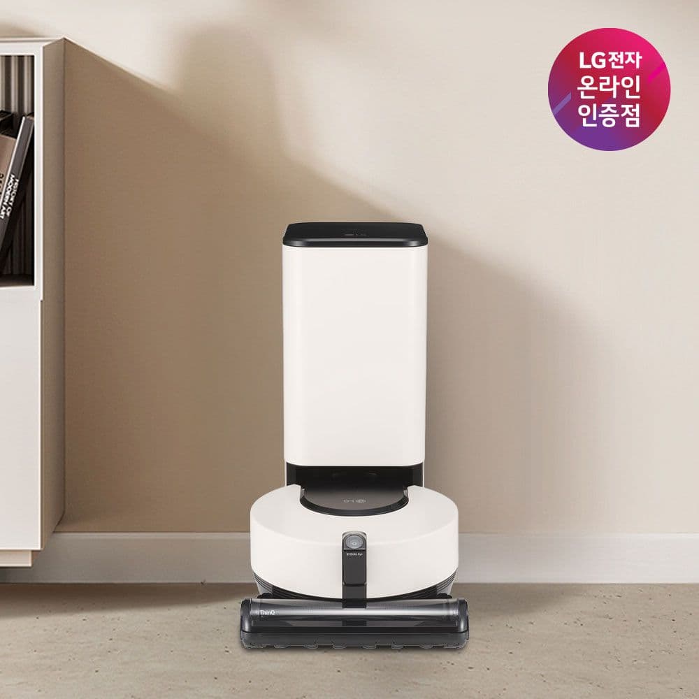 LG전자 LG 코드제로 오브제컬렉션 R9 로봇청소기 R9300WB 흡입전용