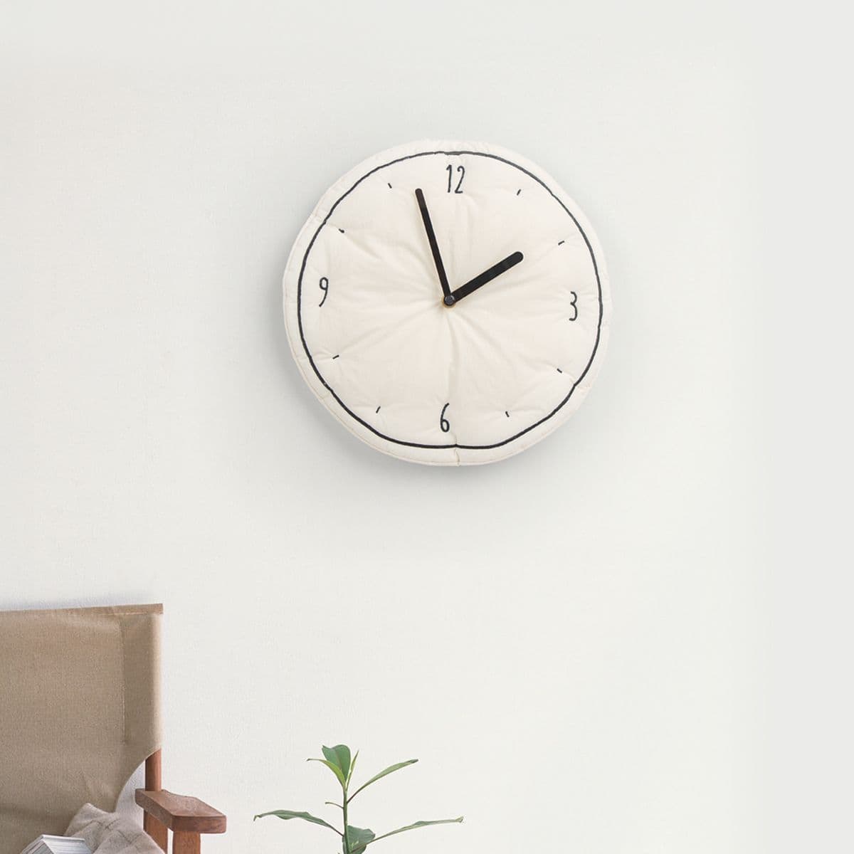 올뉴프레임 ANF 소프트 패브릭 무소음 벽시계 아이보리 - 최저가 32,700원 (17% 할인)