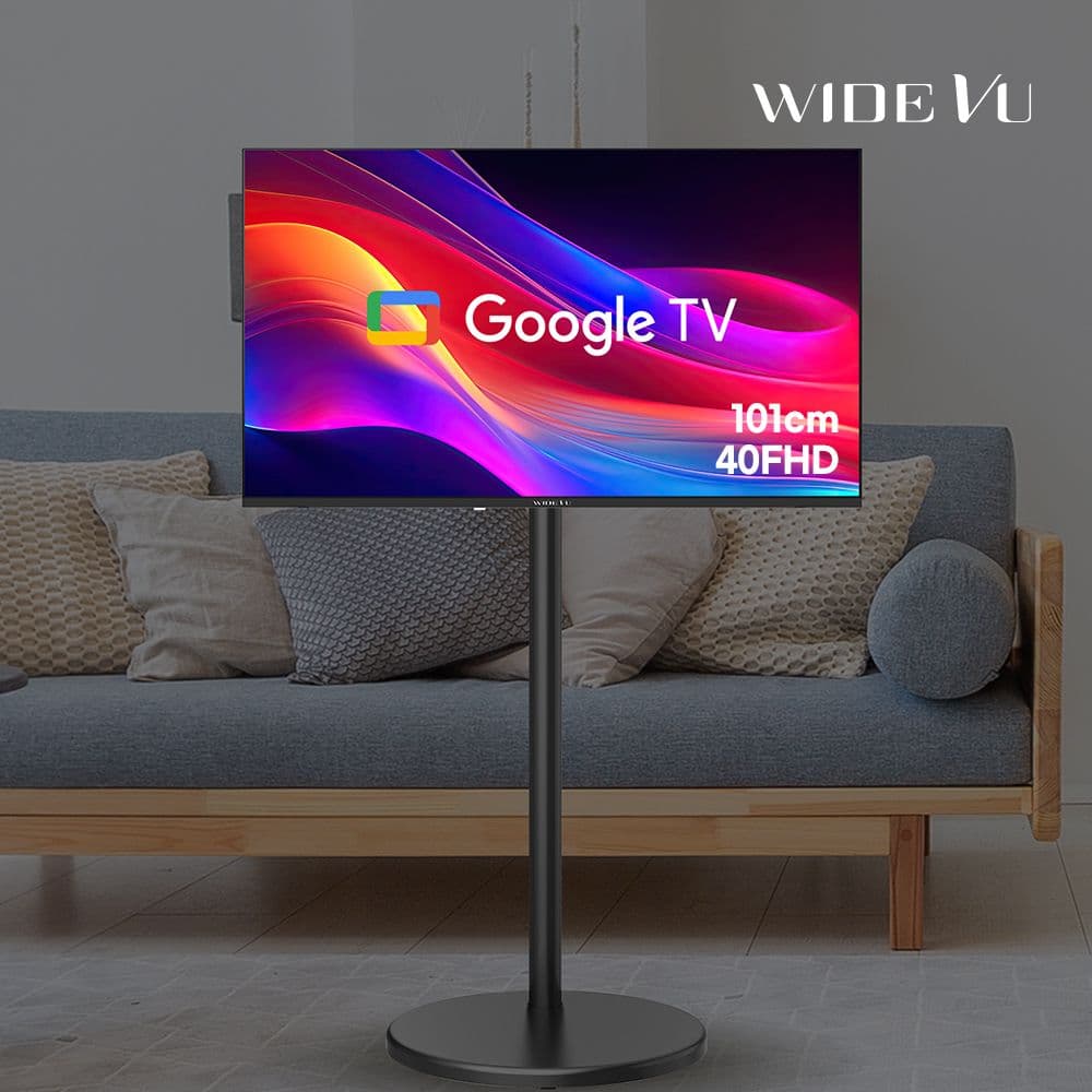 와이드뷰 와이드무빙뷰 블랙에디션 구글스마트 101cm(40인치)FHD TV 삼탠바이미 거치가능 - 최저가 199,000원